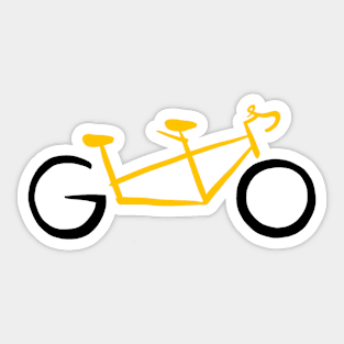 GO - yellow Sticker